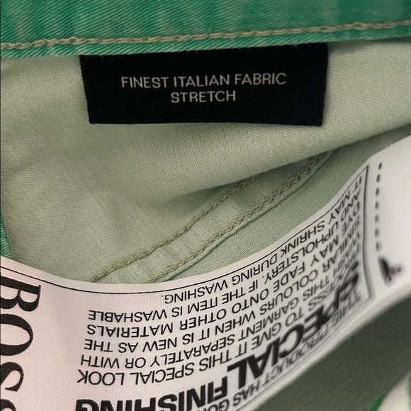 Hugo Boss Spring Green Denim / Chino Pants - Picture 9 of 10